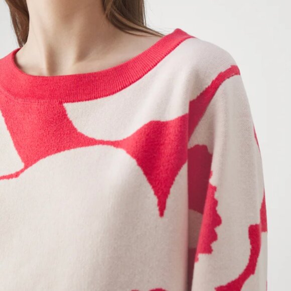 Marimekko Suunta Unikko Knitted Wool Pullover - Picture 6 of 7